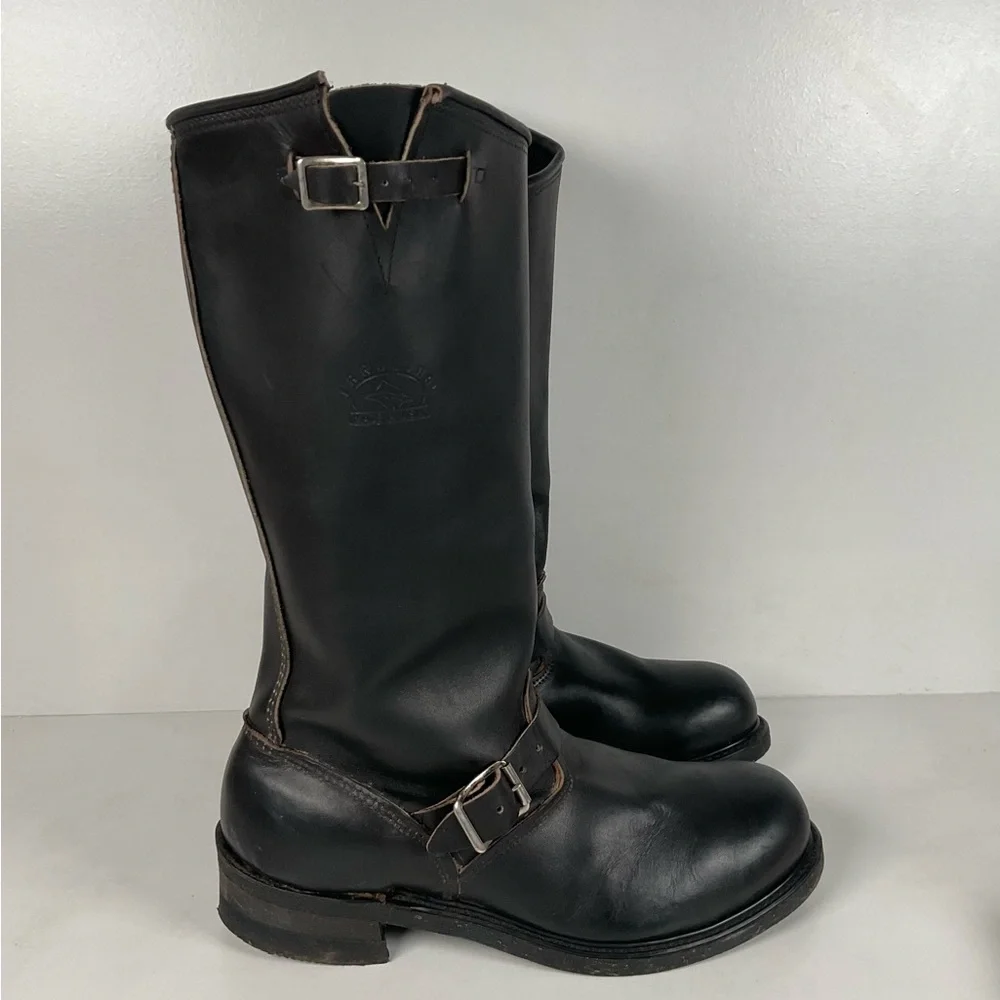 Vintage Carolina Tall Engineer Boots | Saftey Toe | USA Made | Wide | Men’s 12 W